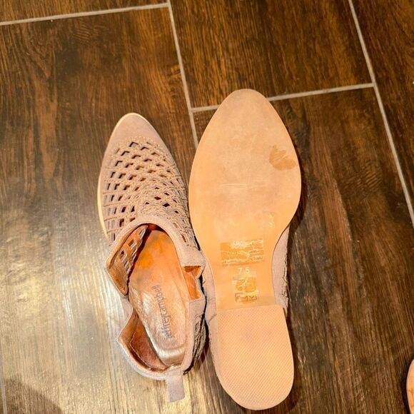 Jeffrey Campbell Tan Cutout Ankle Booties - Picture 7 of 9